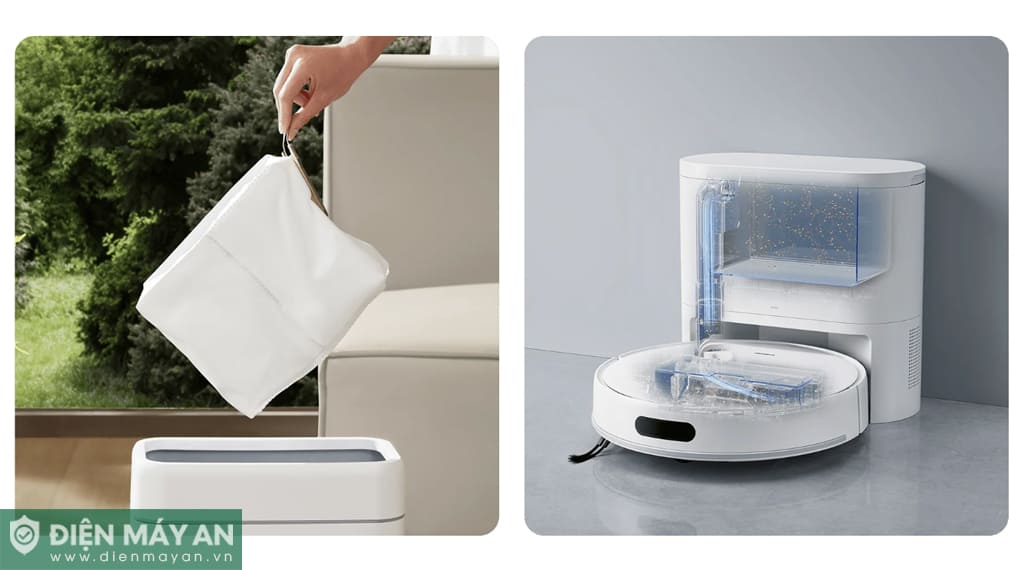 Robot hút bụi lau nhà Xiaomi Vacuum H40 BHR07XBEU